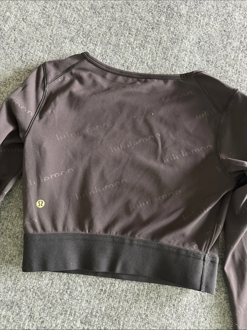 Lululemon Wunder Train Cropped Long Sleeve